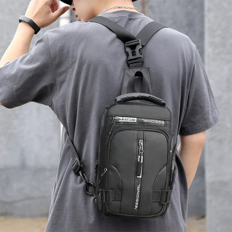 Crossbody Bags Men Multifunctional Backpack Shoulder Chest Bags